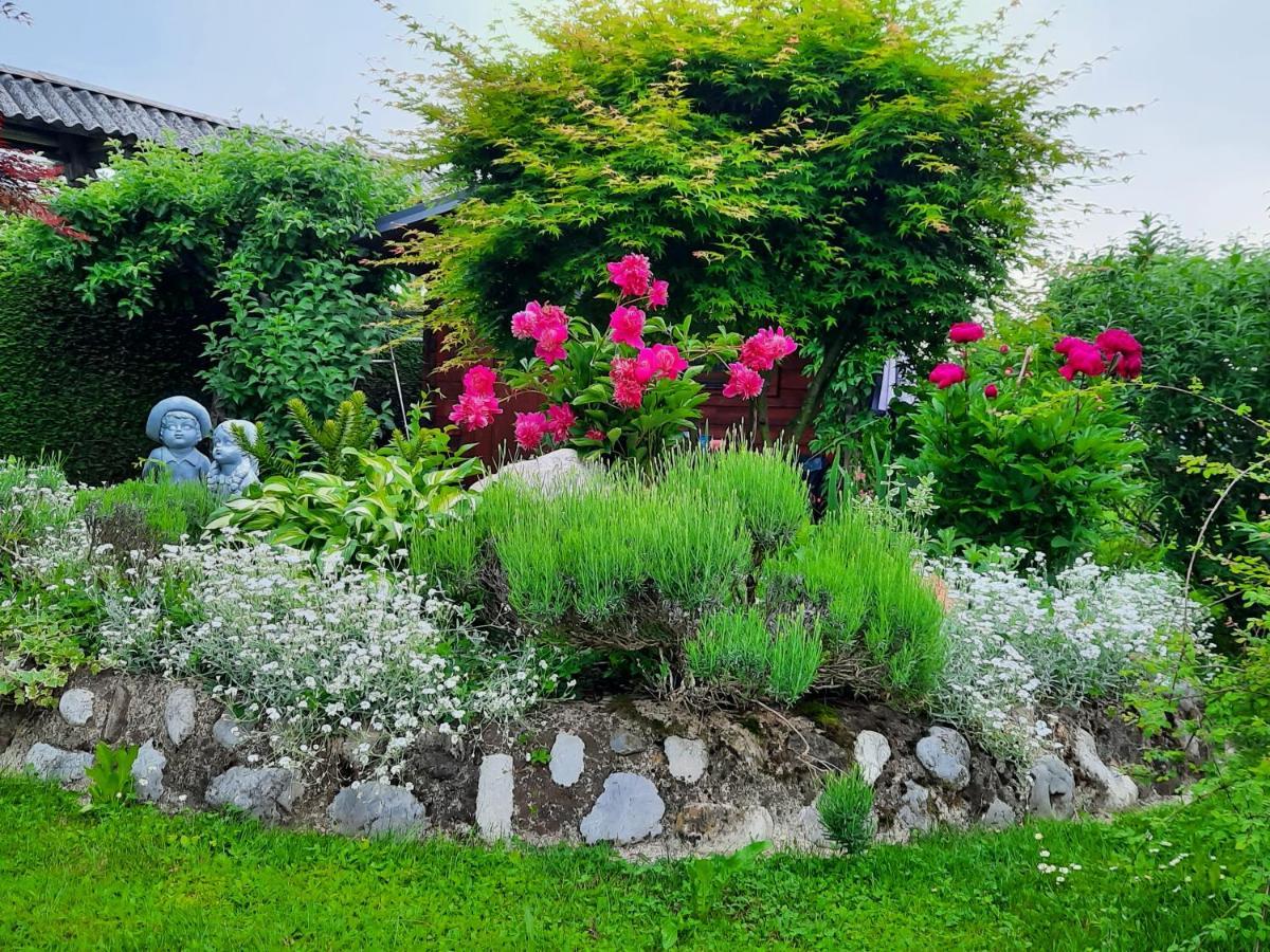 Garden Paradise Bled Apartments - Garden, Pond And Castle View מראה חיצוני תמונה